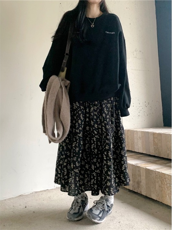 Saia Midi Feminina Plus Size d - Midi Skirt Floral avaliação e preço