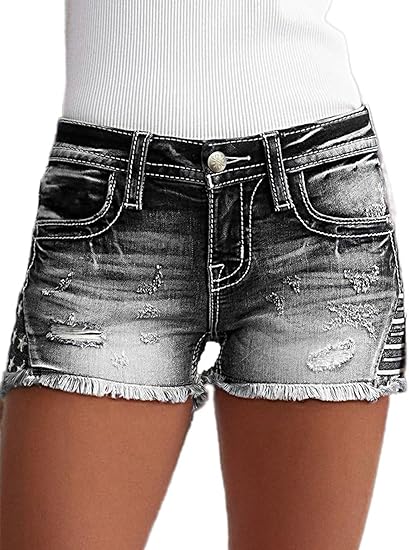 【HME】Jeans |   Liberte o seu l - Shorts Denim Frayed avaliação e preço