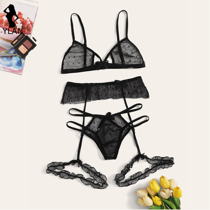 Conjunto de lingerie feminino  - Bralette Triangle Set avaliação e preço