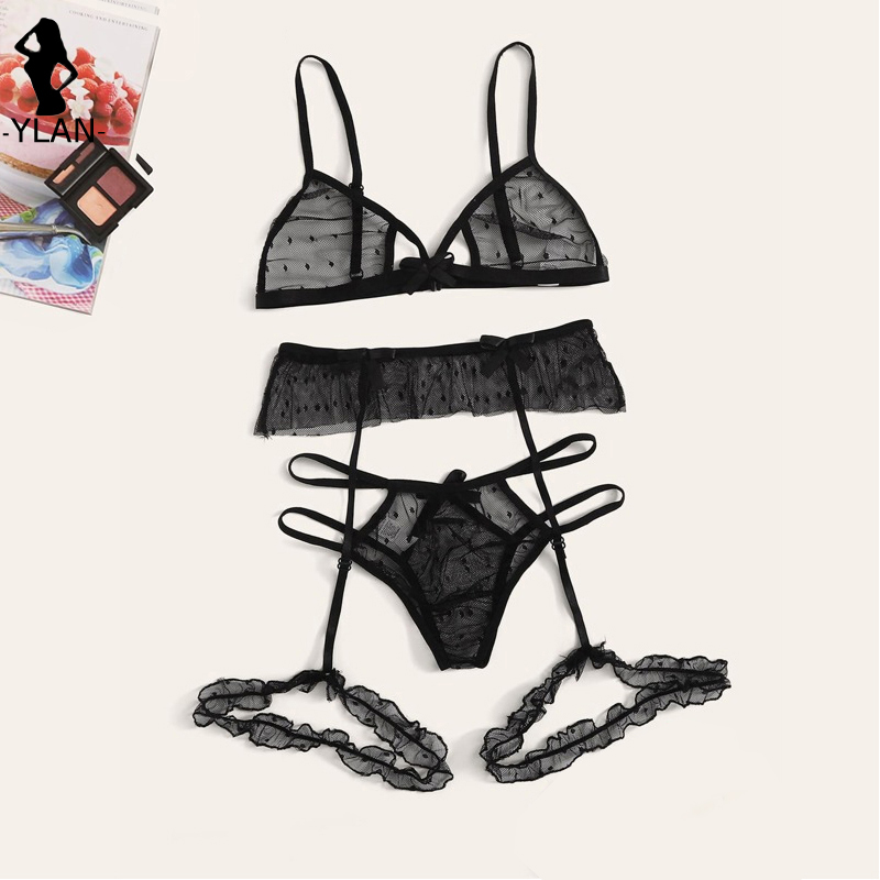 Conjunto de lingerie feminino  - Bralette Triangle Set avaliação e preço