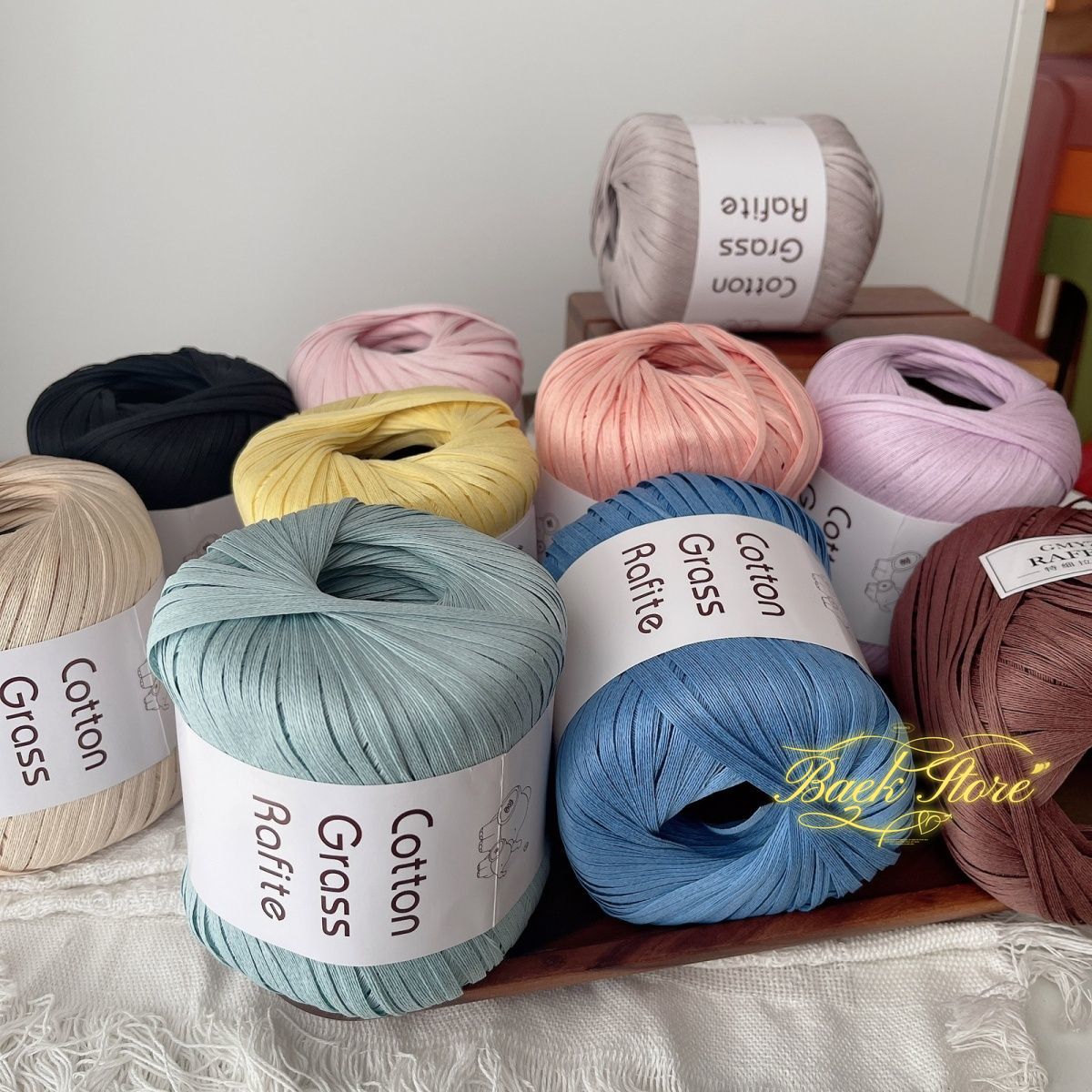 Fio de ráfia multicolorido, 10 - Crochet Bag Raffia avaliação e preço