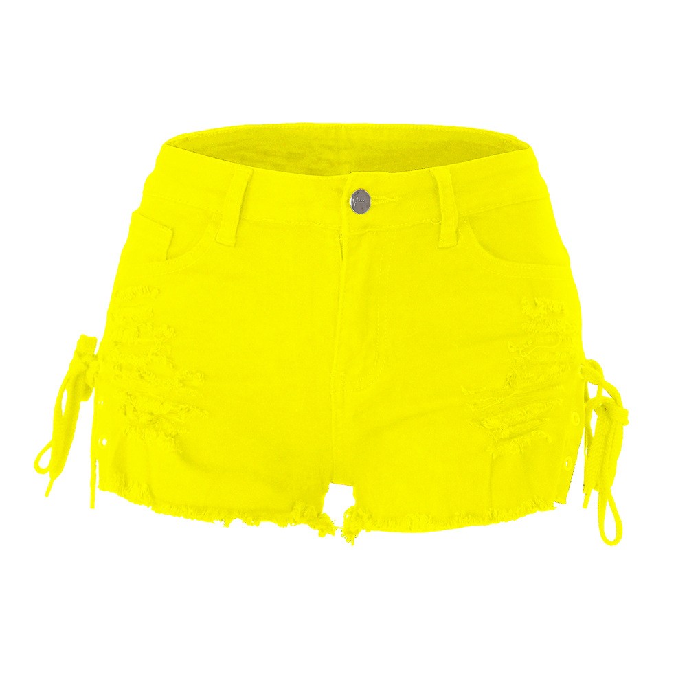 Shorts Femininos Y2K de Cintur - Shorts Denim Frayed avaliação e preço