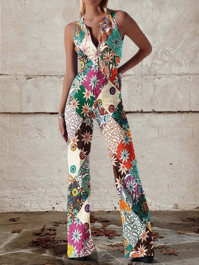 Macacão Feminino de Moda com C - Romper Floral Print avaliação e preço